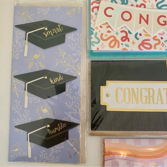 Graduation Cards Variety Pack Lot of 6 Colorful Greetings Cards With Envelopes - Picture 6 of 15